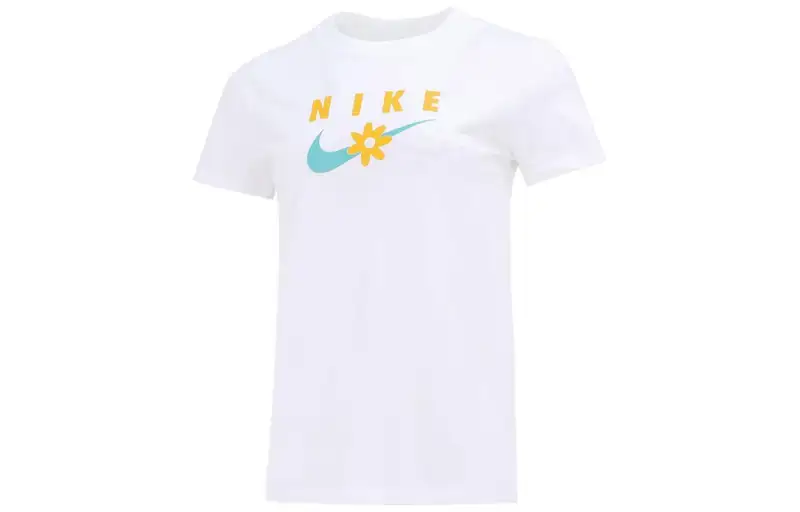 Nike Set in Sleeve T Shirt Women's White