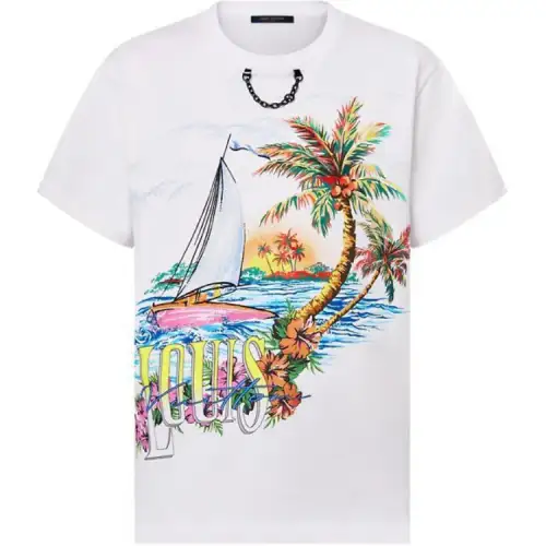 LOUIS VUITTON Sunset Sailboat T-Shirt