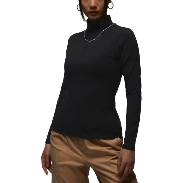 JORDAN Women's Long-Sleeve Mock Neck Top