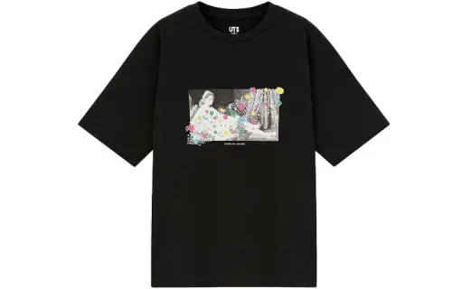 UNIQLO x LUFUGONGBOWUGUAN T Shirt Women's Black
