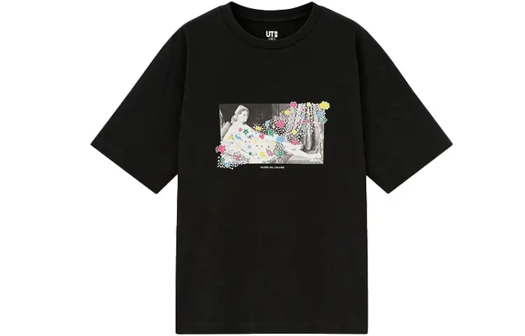 UNIQLO x LUFUGONGBOWUGUAN T Shirt Women's Black