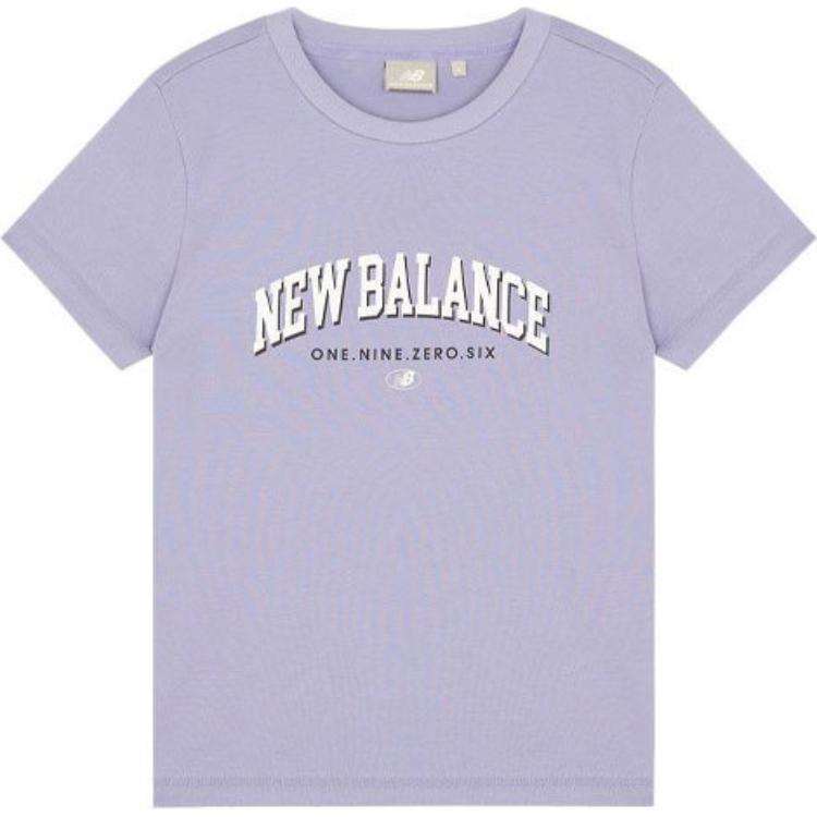 Женская футболка New Balance (фиолетовая)