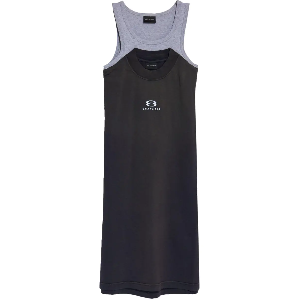 Balenciaga Layered Sleeveless Dress