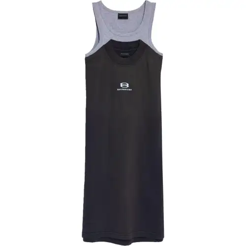 Balenciaga Layered Sleeveless Dress