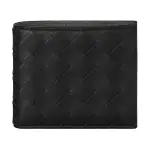 Bottega Veneta Cow Leather Wallet Men's Dark Gray