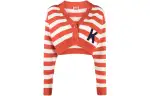 【Previous SeasonReplicated_PM】striped cropped cardigan