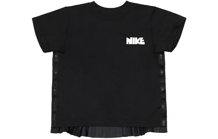 Nike x Sacai T Shirt Women's Black Asia Version