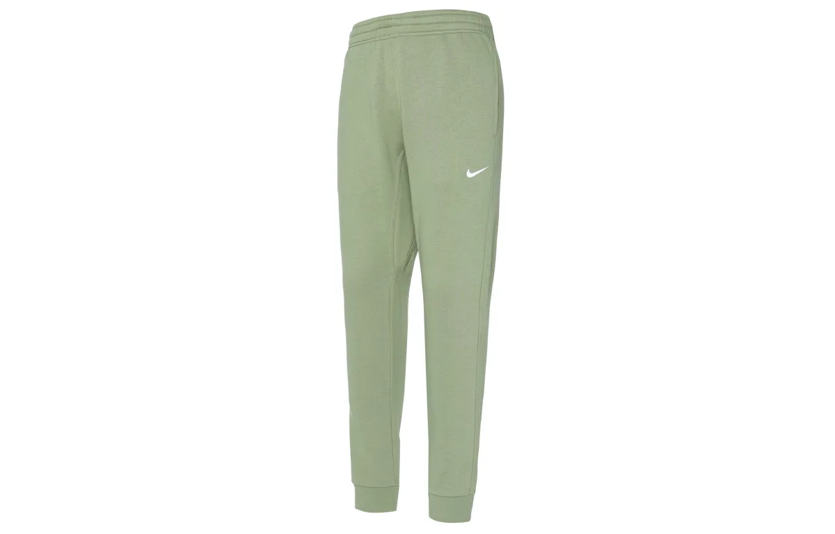 Nike Sports Life Collection Comfortable Fleece Lined Thermal Casual Pants Men's Green