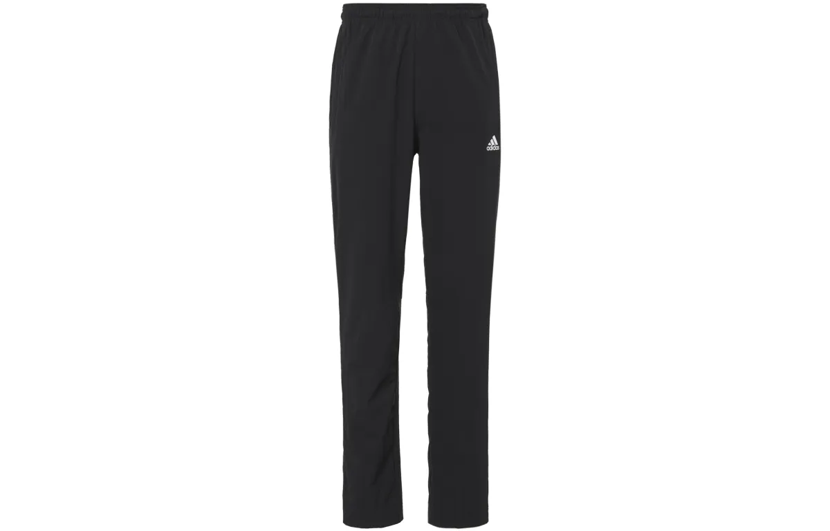 Adidas Sports Pants Men's Black Moderate Straight Fit Pants