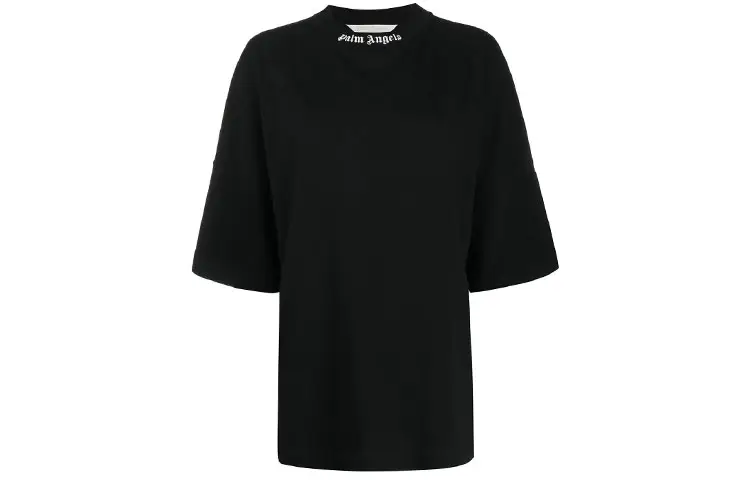 PALM ANGELS Women's Classic Logo Oversize T shirt Black