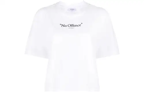 OFF WHITE No Offence Cotton T shirt