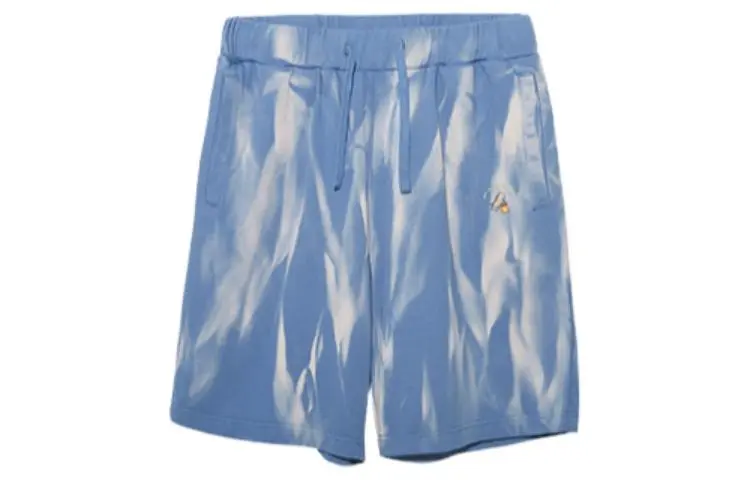 New Era Loose Fit Shorts Summer And Spring Unisex Blue