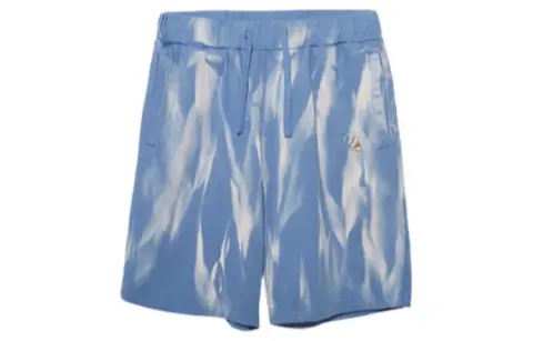 New Era Loose Fit Shorts Summer And Spring Unisex Blue