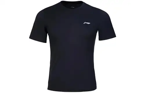 Li Ning Running Collection Fitness Clothing Men's Black Moderate Straight Fit