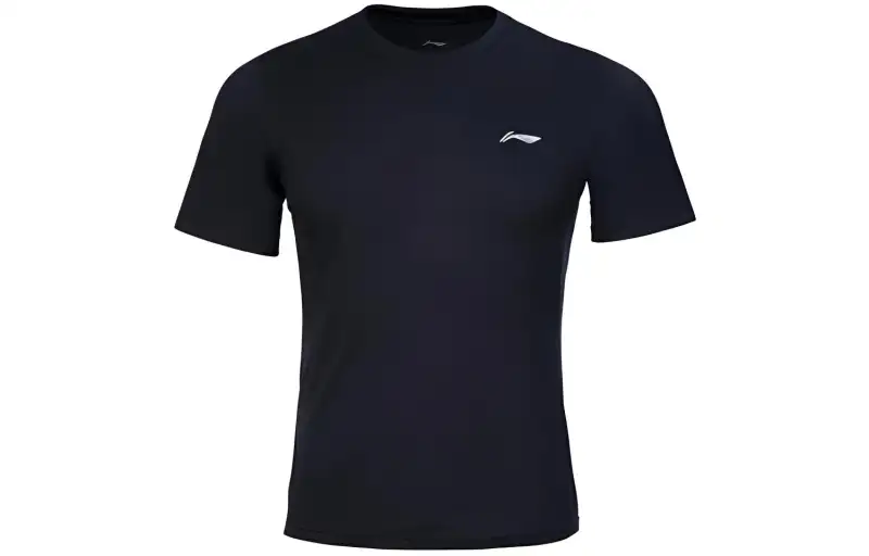 Li Ning Running Collection Fitness Clothing Men's Black Moderate Straight Fit