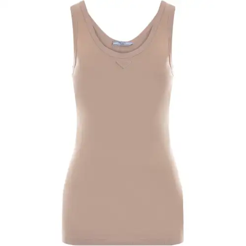PRADA Tank Top Women's Light Brown