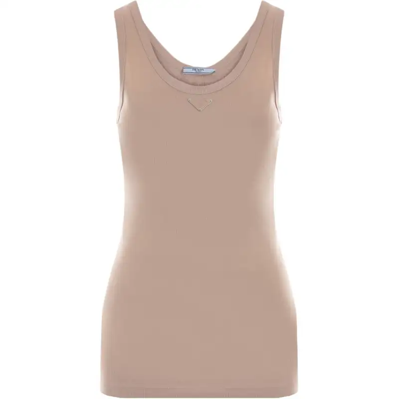 PRADA Tank Top Women's Light Brown