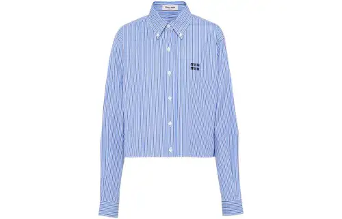 MIU MIU FW22 Shirt Women's Blue