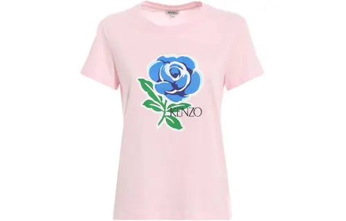 KENZO T Shirts Women's Pink Crew Neck Moderate