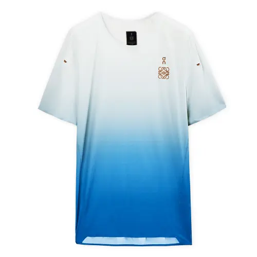 LOEWE T Shirts Women's Blue Crew Neck Moderate Straight Fit