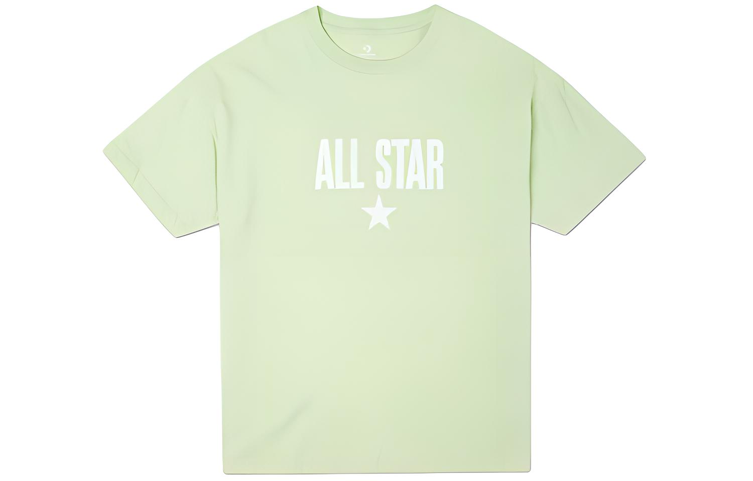 Женская футболка Converse All Star (зеленая)