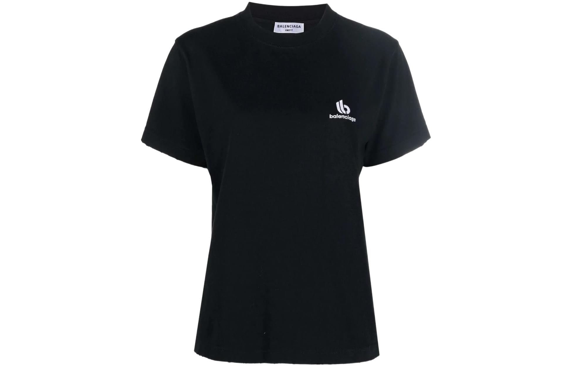 Женская футболка Balenciaga Balenciaga Logo T (черная)