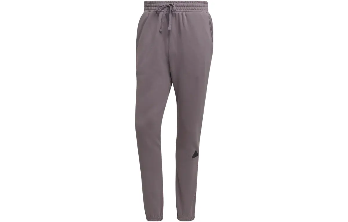 Adidas Sports Pants Men's Rose Brown Moderate Cuffed Pants
