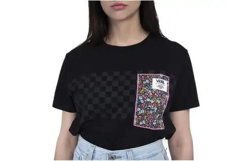 Vans x LIBERTY FABRICS T Shirt Women's Black