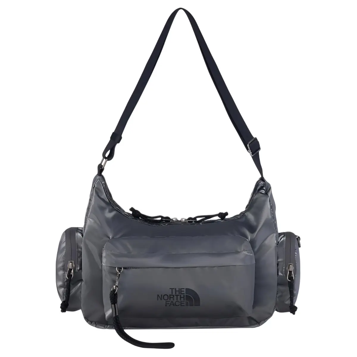 THE NORTH FACE 3.3L Shoulder Bag Outdoor Bag Nylon Silver Gray Unisex