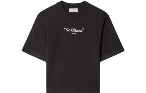 OFF-WHITE slogan-print cotton T-shirt
