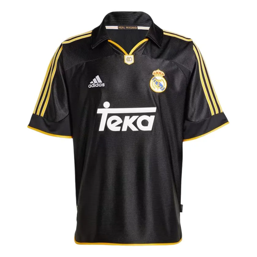 Adidas Real Madrid REAL MADRID 99/00 AWAY Soccer Jersey Men's Black