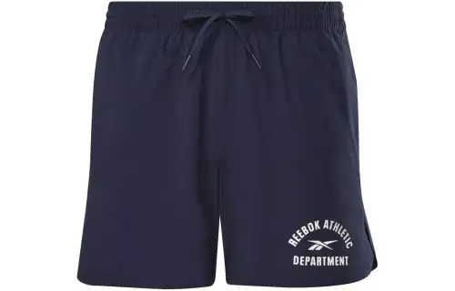 Reebok TRAIN WOVEN GRAPHIC SHORT Sports Shorts Men's Marine Blue
