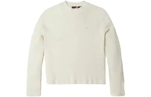 Timberland T Shirts Women's Vintage White Crew Neck Moderate Straight Fit