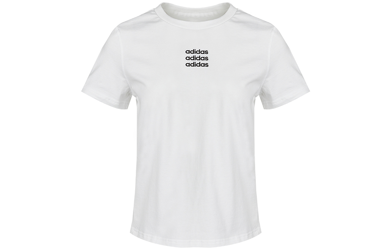 Женская футболка adidas (белая)