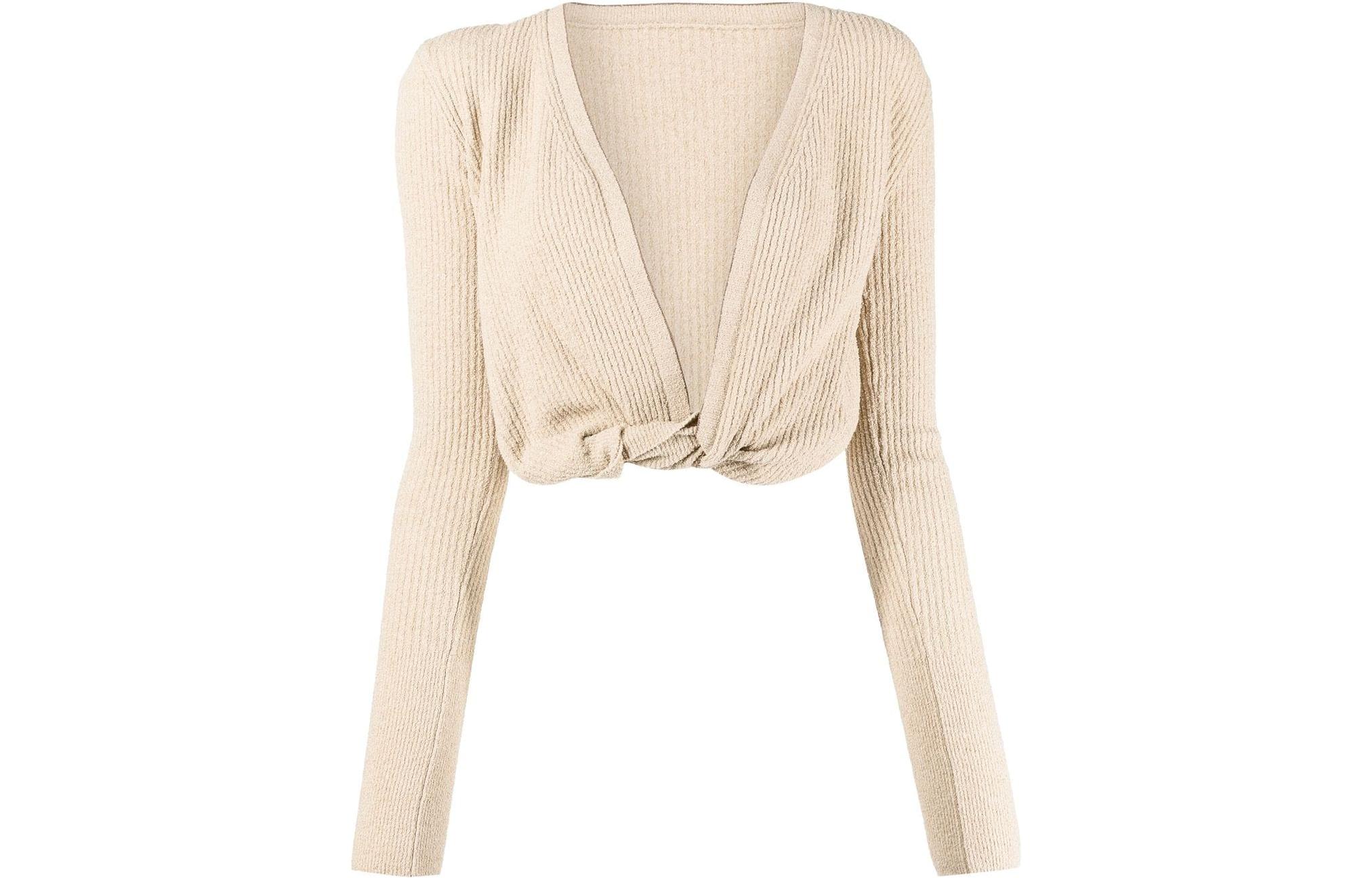 Jacquemus Le Gilet Noue Twist front Cardigan
