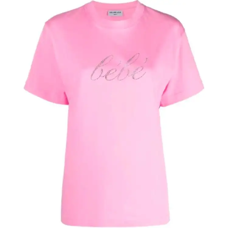 Balenciaga Logo T Shirt 'Pink'