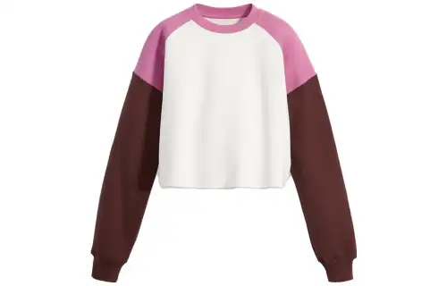 Levis T Shirts Women's Pink Crew Neck Moderate Straight Fit