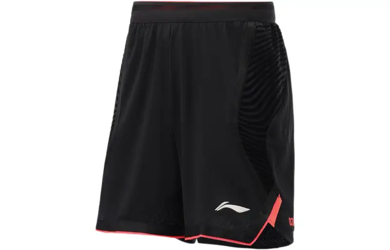 Li Ning Basketball Collection Sports Shorts Men's Black Moderate