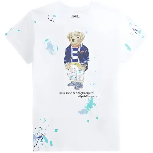 Polo Ralph Lauren T Shirts Women's White Crew Neck Moderate Other
