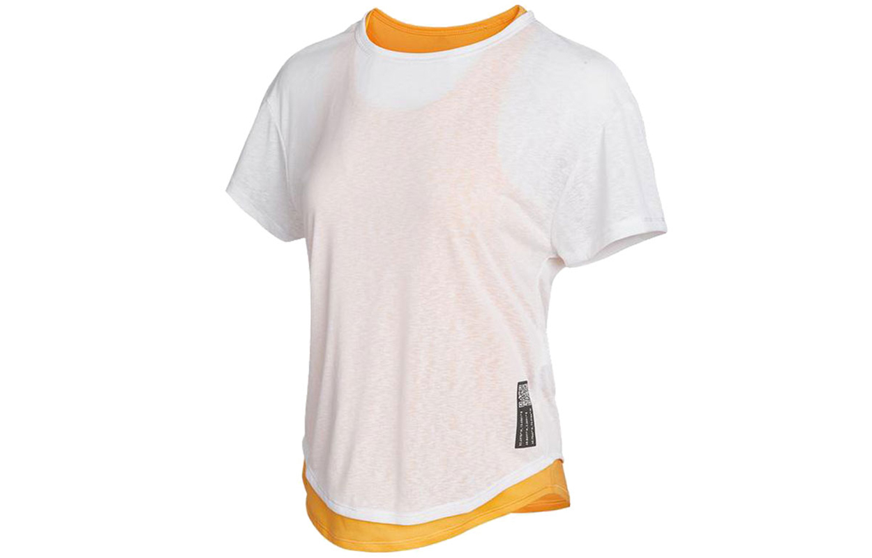 Adidas Running T Shirts Women’s White Crew Neck Moderate Straight Fit