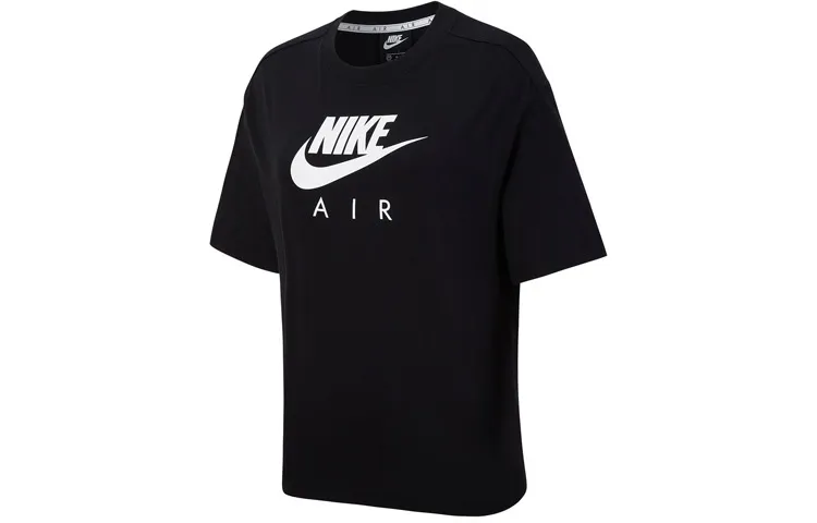 Nike Drop Shoulder Sleeve T Shirt Women's Black