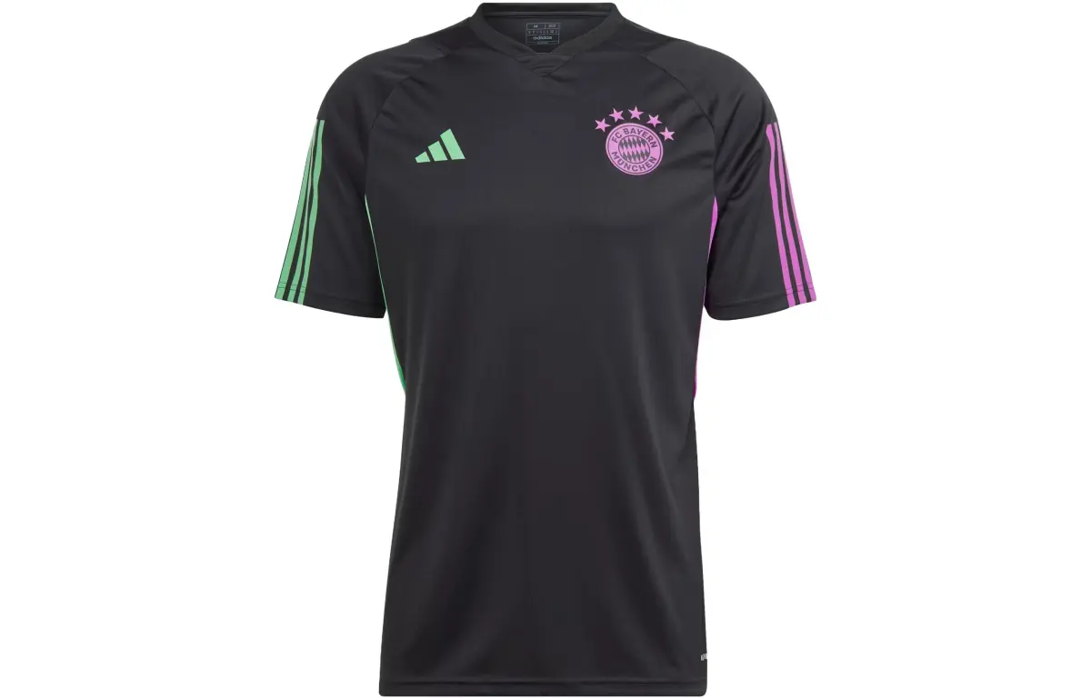 Adidas Bayern Munich Black Soccer Jerseys Men's Black Moderate