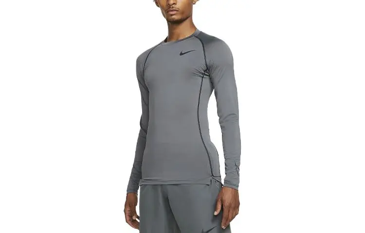 Nike Pro Dri FIT Workout Clothing Men's Gray