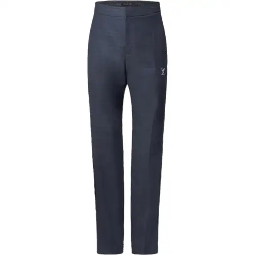 LOUIS VUITTON SS25 Casual Pants Men's Dark Blue