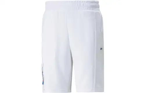 PUMA Bmw Mms Sports Shorts Men's White Moderate