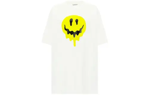 Balenciaga T Shirt Loose Fit Women's White