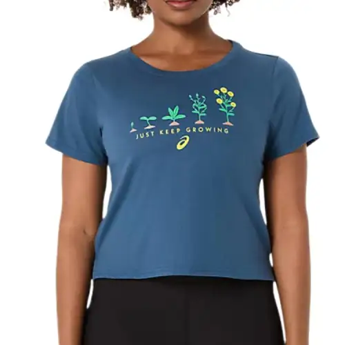 ASICS Regular T Shirt Women's Vintage Indigo