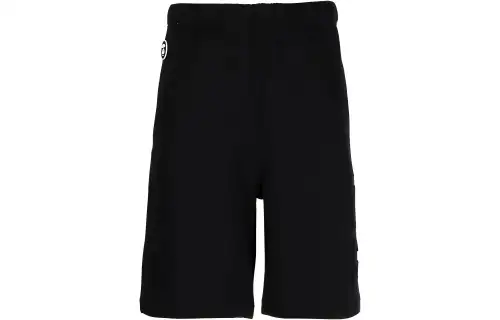 A BATHING APE Logo-print Track Shorts