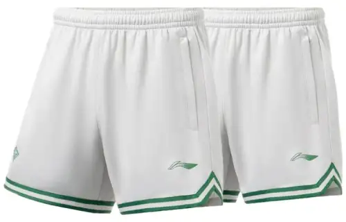 Li Ning Professional Basketball Collection Sports Shorts Men's 2 Pack White