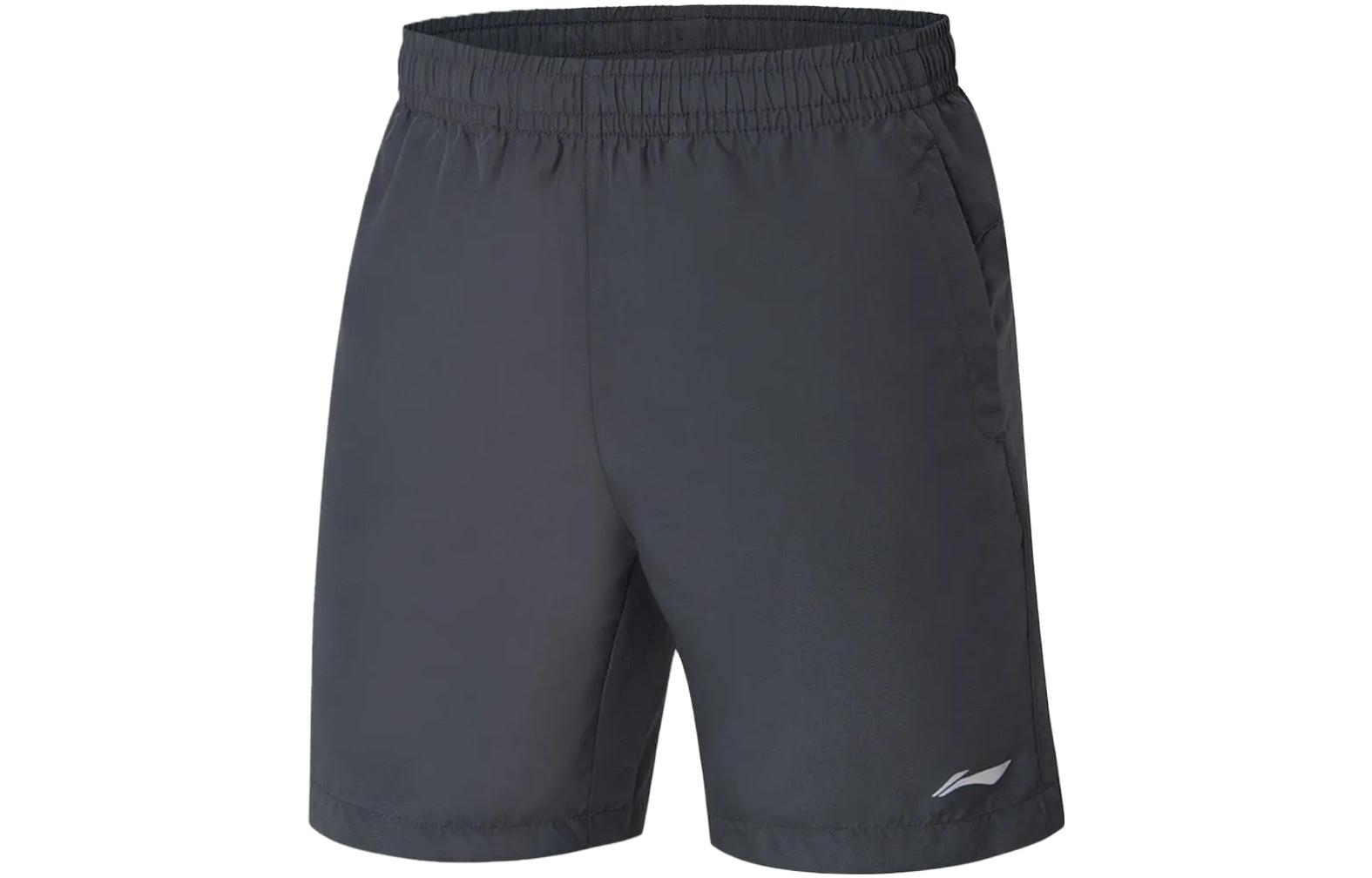 Li Ning Fitness Series Shorts Men’s Silver Gray